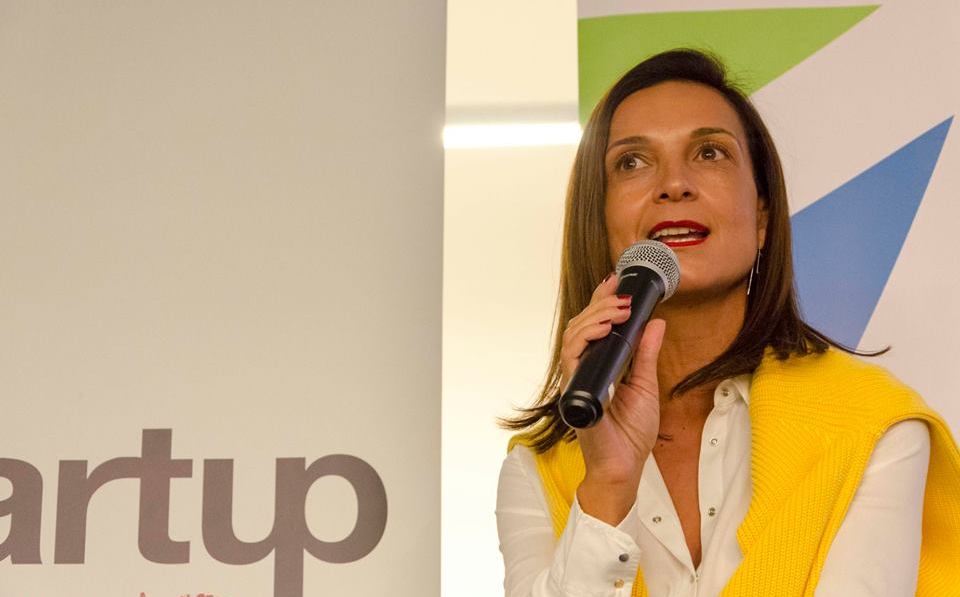 Nicolette De Freitas recounts her journey at Fish4Africa during a chat with Sandras Phiri at Startup Grind Cape Town on May 9, 2018